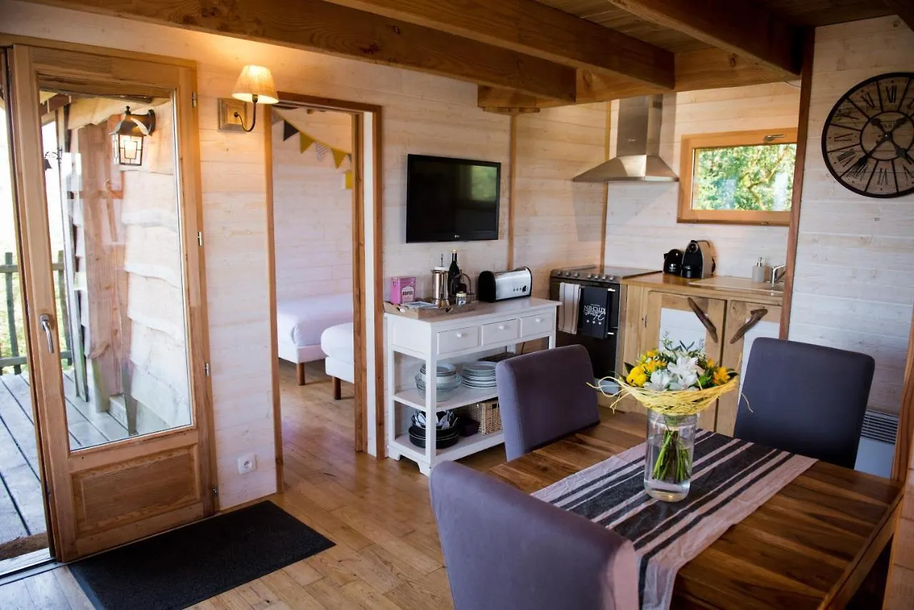 ロッジ Cabane Spa La Truffiere - Cantecor アルヴィーニャック